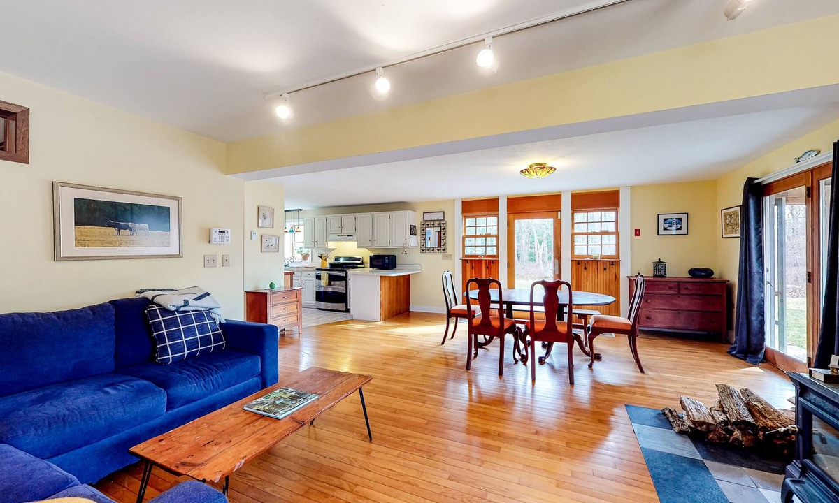 West Tisbury House | Quaint historic home with grill, central AC, wood-burning stove, WiFi, & Netflix