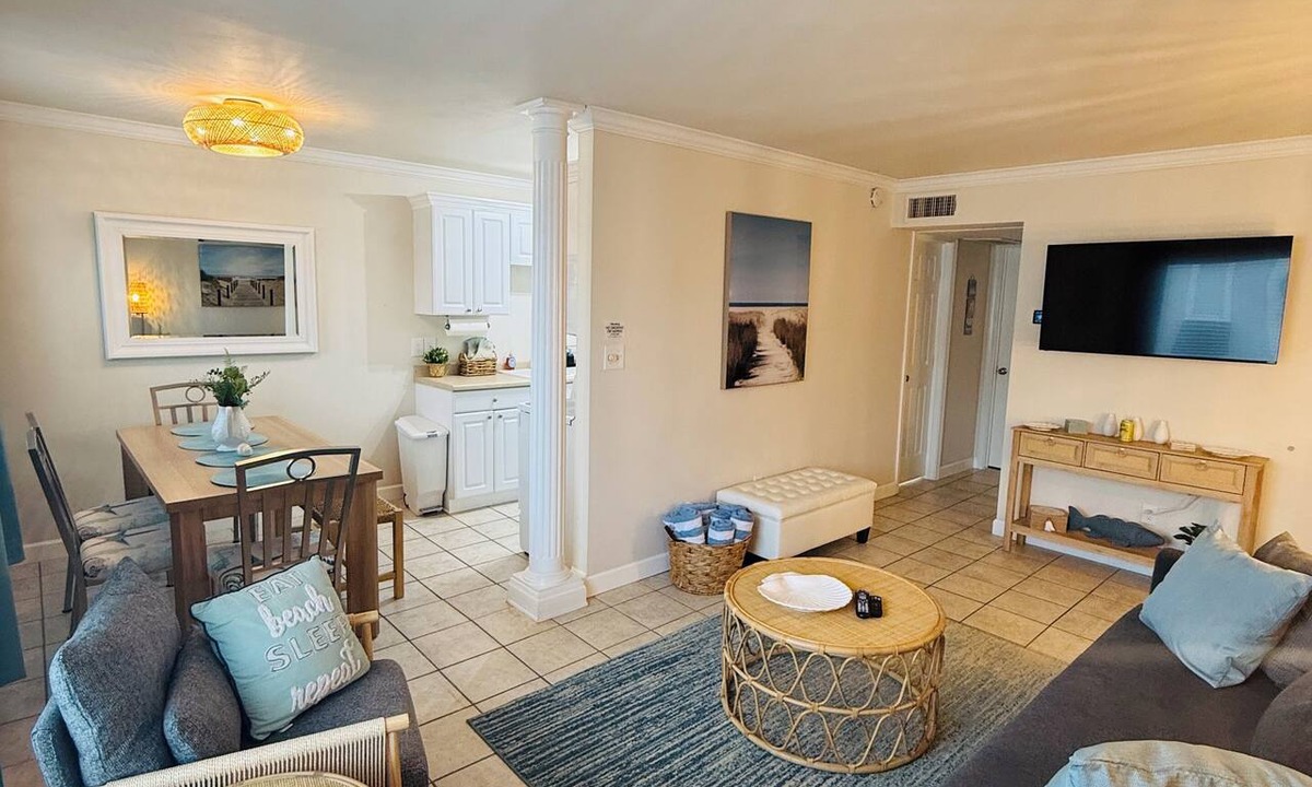 Northeast Virginia Beach Condo | Sandy Toes & Salty Air: 2BR Modern Condo Steps from the Surf