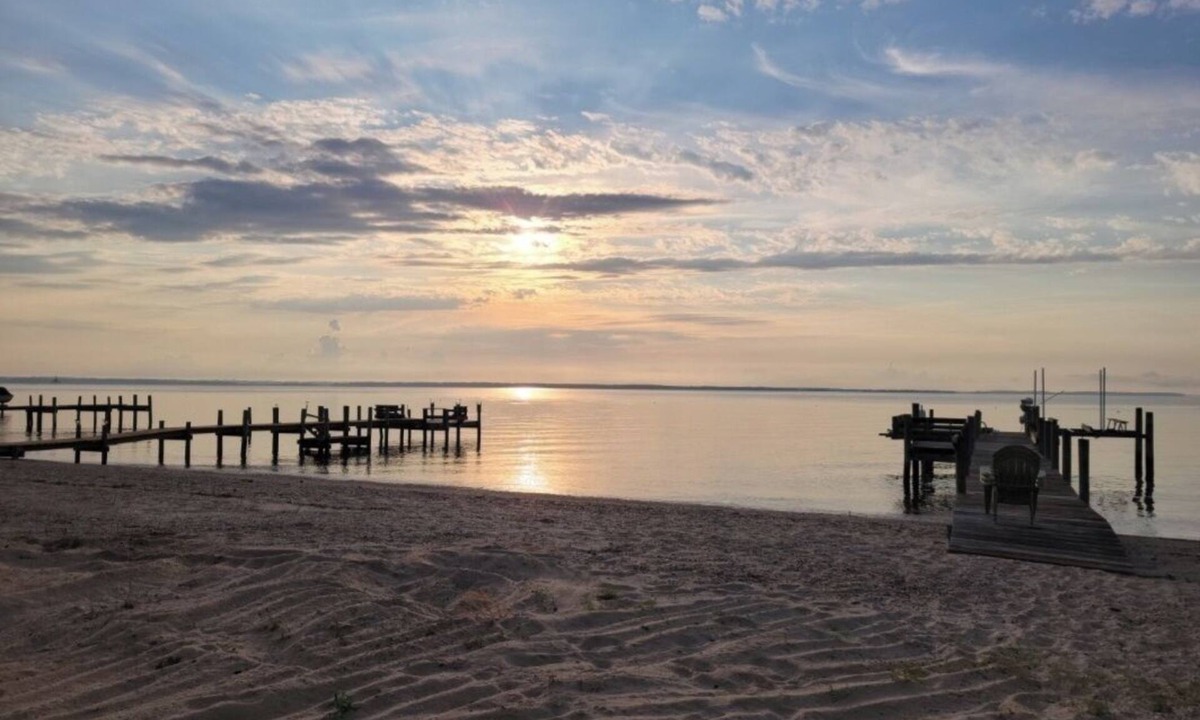 Hague House | Sea Glass Beach House! Large sand beach, dock and hot tub! Pets welcome!