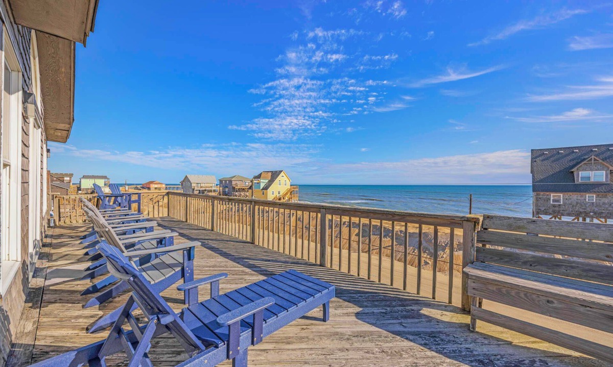 Rodanthe House | Semi-Oceanfront Home w/Hot Tub, Game Room, Theater, Basketball, Beach Nearby
