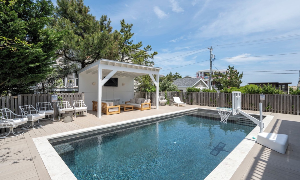 Fenwick Island House | Serene Family Home with Pool 30 Steps from Beach