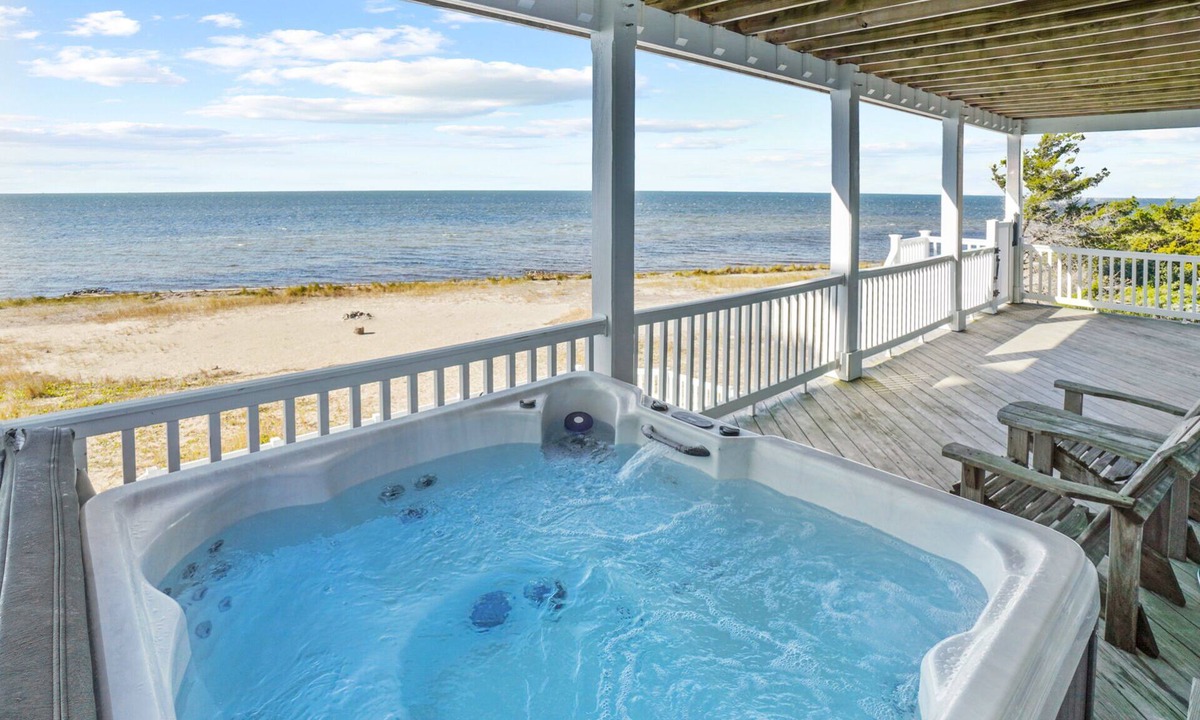 Avon House | Soundfront Dog Friendly w/Pool, Hot Tub, Private Beach, Game Room, and More!