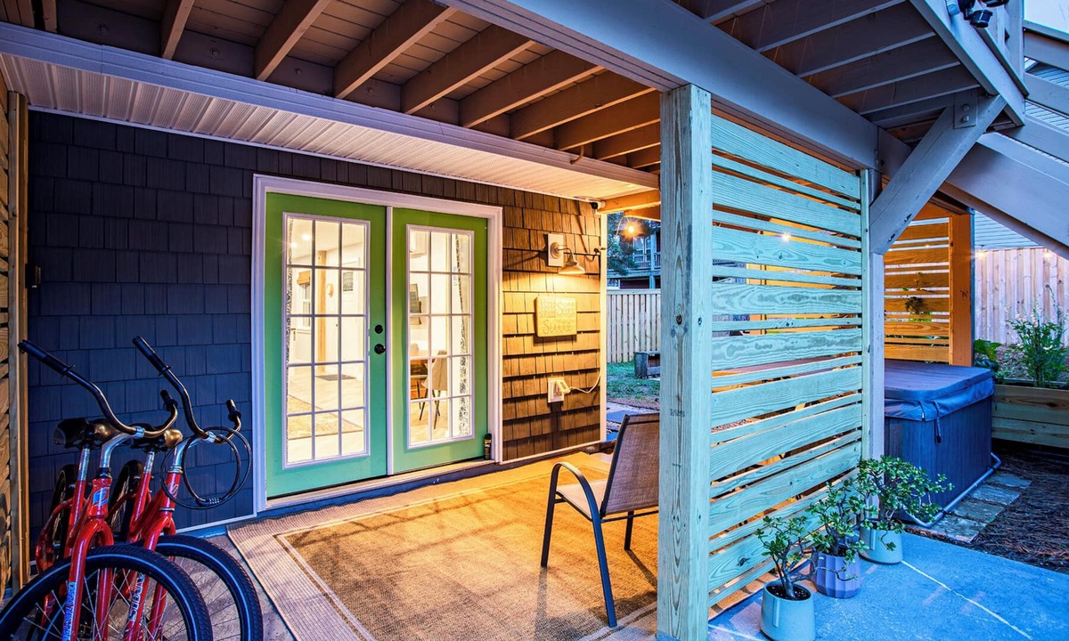 Colington Apartment | Stylish Suite for 2 - Heart of the Outer Banks - Private Gym and Hot Tub.