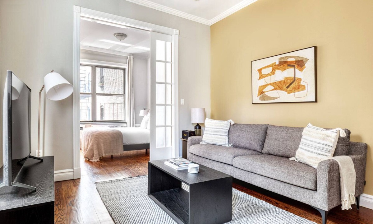 West Village Apartment | Sunny West Village 2BR w/W/D, near 8th Ave Subway, by Blueground