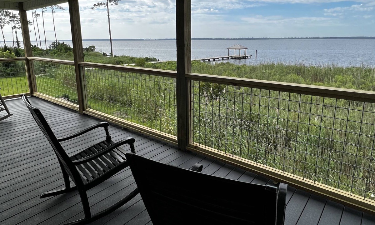 Belhaven House | The Light House -Waterfront Belhaven Home with dock, privacy & incredible views!