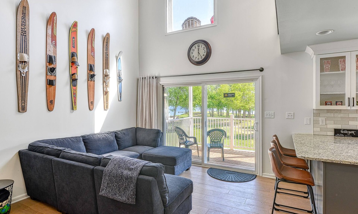 Mineral House | Three-story lakefront home w/covered boat slip, and tennis/pickleball access