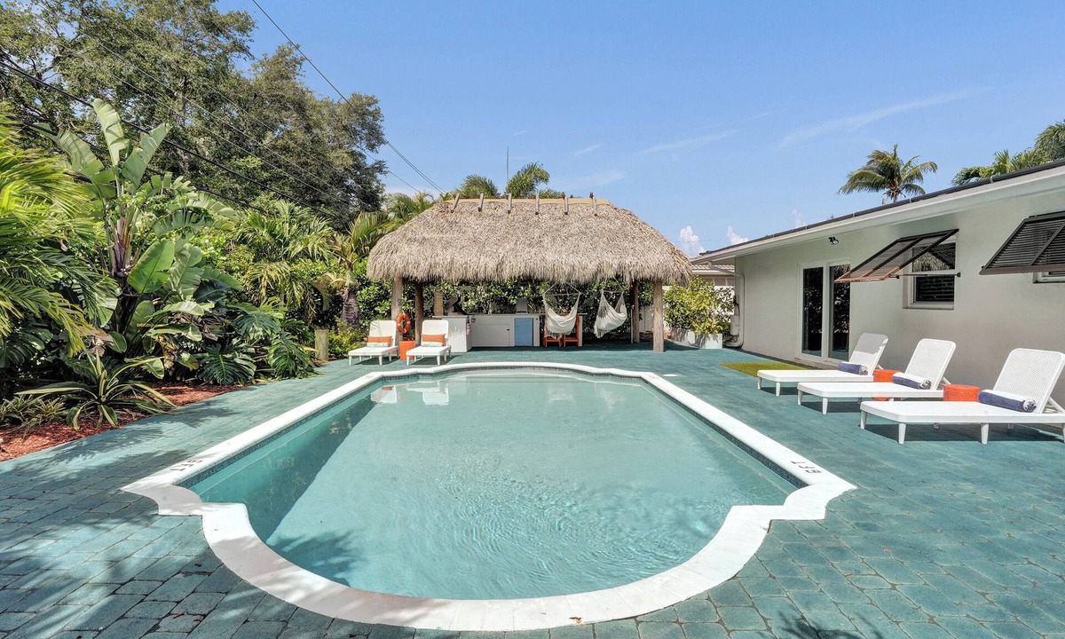 Garden Isles House | Tropical Pool Oasis · Heated Pool · 2BR · 2BA · Steps to Beach