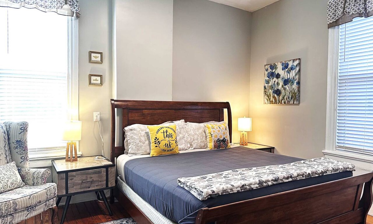 Fan District Apartment | Urban Bloom/King Bed/2TVs/Free Parking/Museums