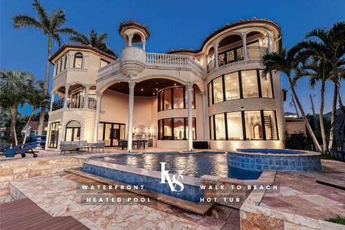 Delray Beach Shores House | Villa Rhodes Palatial Waterfront Beach Estate