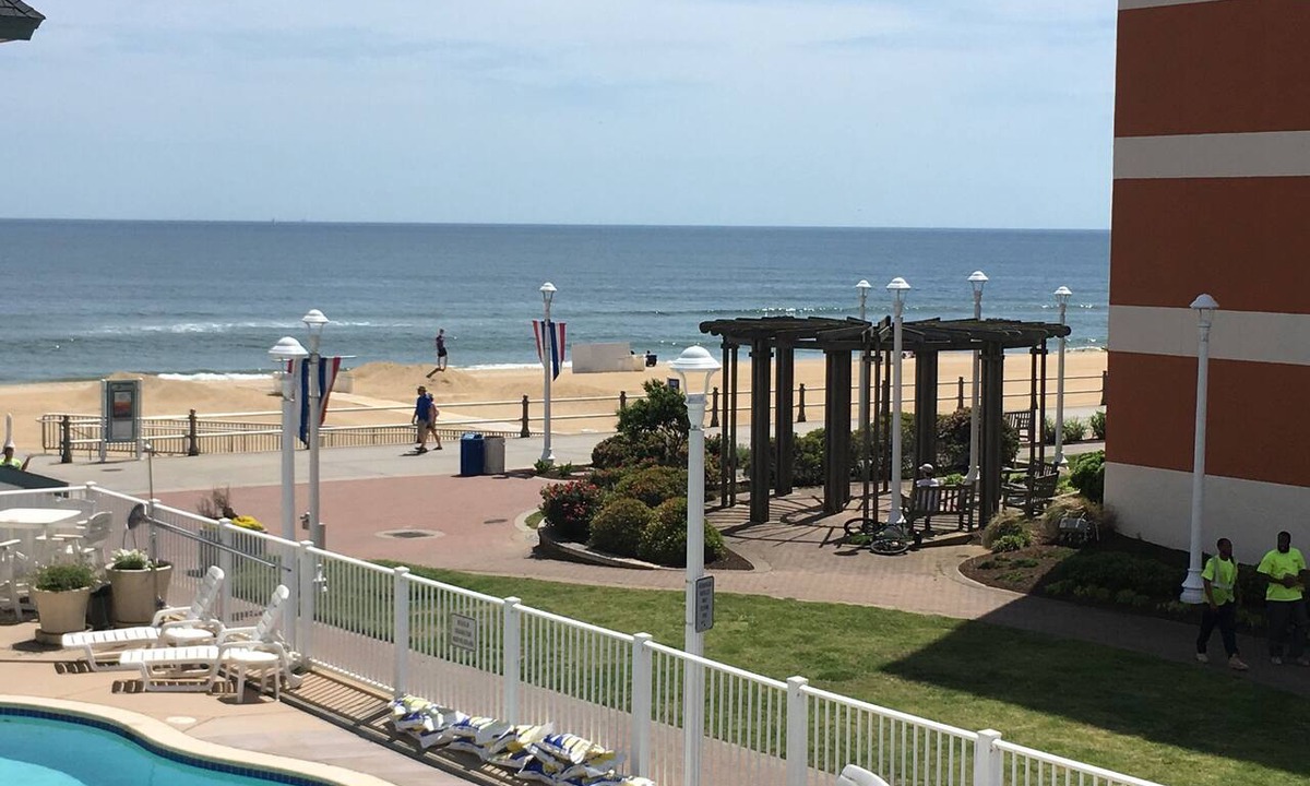 Northeast Virginia Beach Apartment | Virginia Beach Oceanfront/Boardwalk, Beach, Pool & Balcony