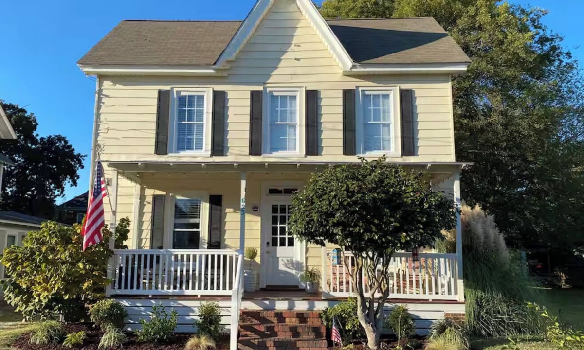 Cape Charles House | Walk to Beach & Town! Cozy Cape Charles Retreat with Private Backyard Oasis