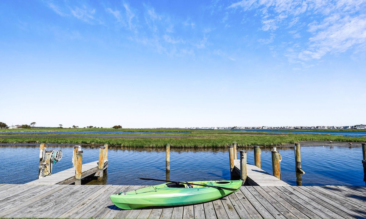 Fenwick Landing House | Waterfront Fenwick Island Pool, Dock, Kayaks, King Bed 3 Balconies Min to Beach