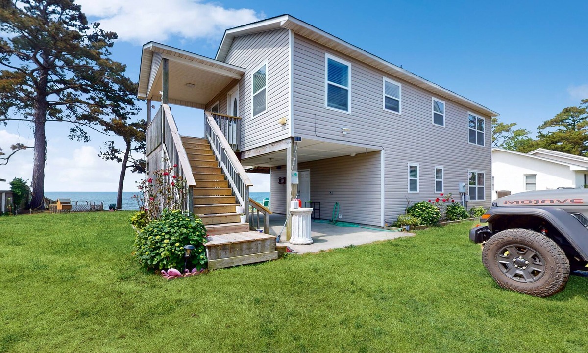 Point Harbor House | Waterfront getaway with sound views, washer/dryer, furnished deck, & AC