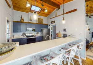 Remodeled, ocean view home with rooftop deck & fast WiFi - dog-friendly