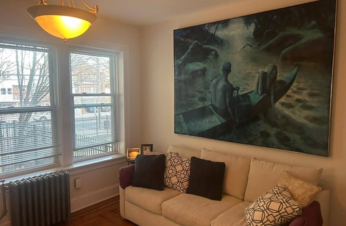 Weehawken Apartment | 1 BR, 1 BA, 15 minutes from Manhattan! Cozy apartment close to bus to city.