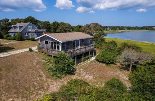 West Chatham House | 16612 - Stunning Home with Wraparound Deck Views of Bucks Creek and Nantucket Sound