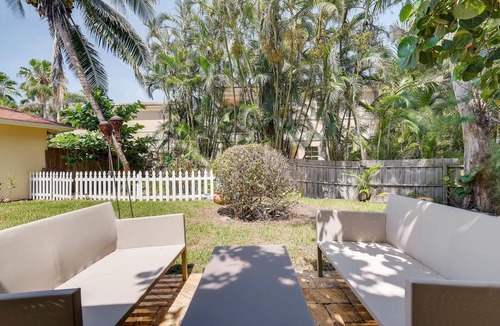Highland Beach Villa | 19-3: Steps to Highland Beach, Pool, Private Patio