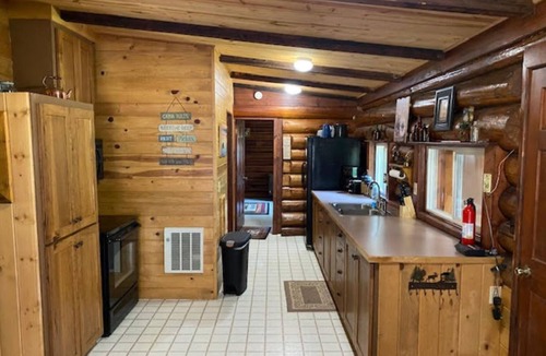 Bigfork House | 1920 Montana Quiet Log Cabin! Creek, fire pit, 10 ac. of wilderness/Swan Valley
