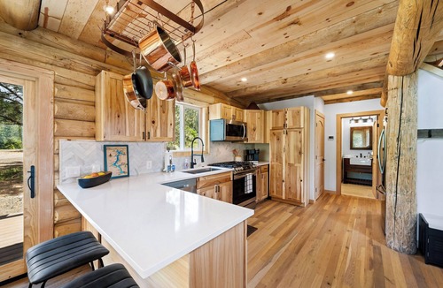 Harrison Cabin | 2 Bedroom Log Cabin on 80 acres in Harrison, Idaho w/Lake View