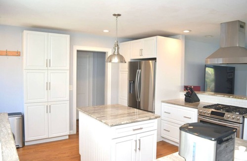North Falmouth House | 3 bedroom 2 bath Renovated Ranch with Pond Views on peaceful private 1.5 acre lot in North Falmouth