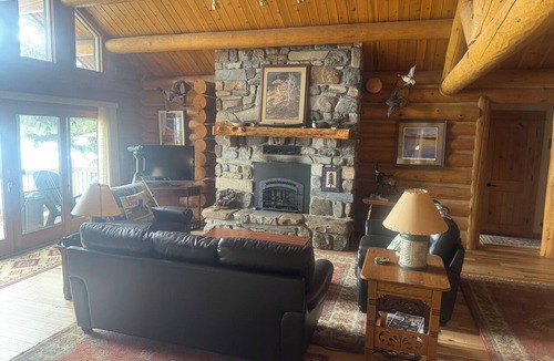 Seeley Lake Cabin | 3-bedroom lakefront cabin on Placid Lake. Dock, fire pit, kayaks, paddleboards