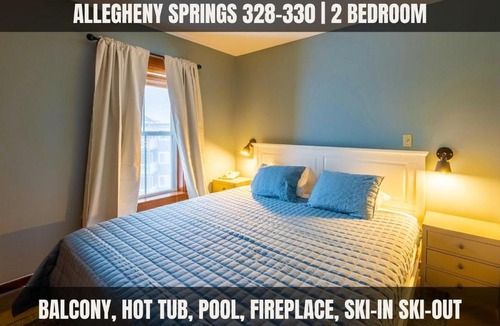 Snowshoe Apartment | 3BR Ski-InOut Condo, Hot Tub, Snowshoe Resort