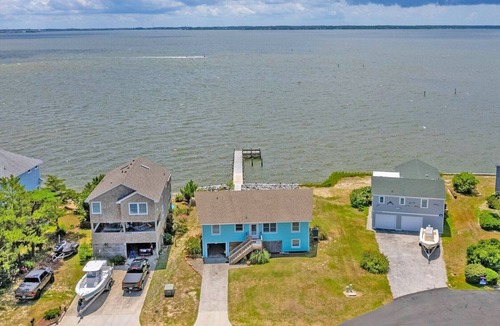 Nags Head House | 419 Large Private Pier and Gorgeous Water Views