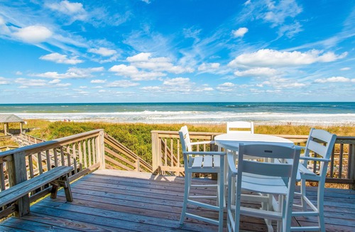 Nags Head House | 5585- Sea Pointe 4A, - Oceanfront Nags Head Townhome With Beach Access