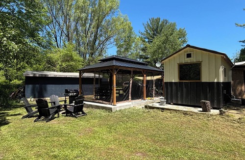 Fort Plain Cabin | 6 acre private nature retreat camping cabin.