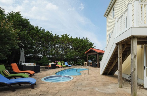 Loveladies House | 6-bedroom LBI house w heated pool, ocean views, outdoor entertaining area