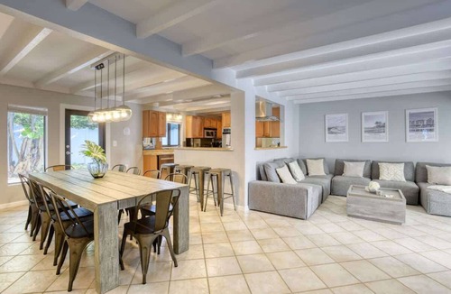 Barrier Island Villa | 6BR Luxury Villa: Walk to Beach & Events