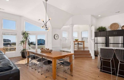 Whalehead Beach House | 9BR - Views, Pool, Dogs OK, 3-Min Walk to Beach