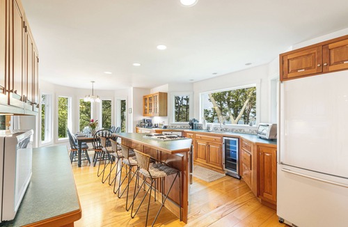 Tisbury House | A View Fit for Royalty! Top Compliments: so clean! fab hot tub! best view!