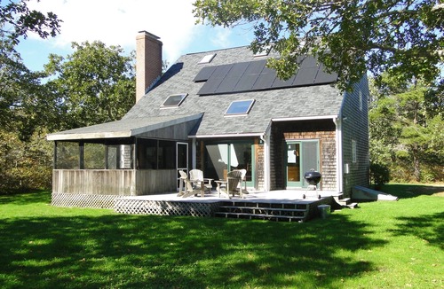 West Tisbury House | Airy, Quiet Vacation Rental Home, assn. pool on MV. Car ferry tix available.