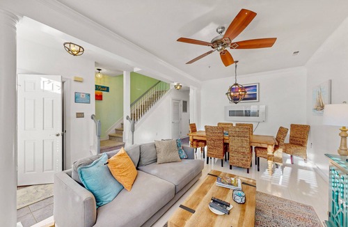 Villages of Five Points House | Angela's Eclectic Villa: 3BR, 2.5BA - Sleeps 7 - Community Pool - Minutes from the Beach