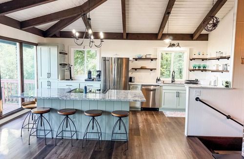 Dan River Cabin | Archer's Perch -Incredible view - Right along the Blue Ridge Parkway