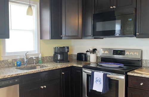 Solomons Villa | Back Creek Villa Open Deck Solomons Island Maryland