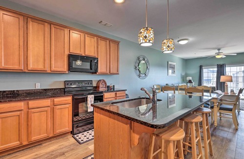 Ocean City Apartment | Balcony w/Inlet View: Dtwn Ocean City Condo