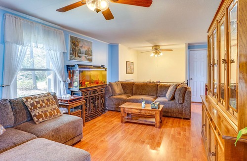 Mount Holly House | Beachfront Montross Home Rental w/ Boat Dock!