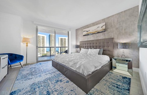 Hallandale Beach Apartment | Beachwalk Resort - OCEAN VIEW WRAP AROUND BALCONY 3BD - 3BR CONDO - 25 min to FIFA!