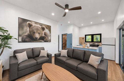 Martin City Cabin | Bear View Cabin/Upscale Cabin Retreat w/Hot Tub, Scenic Views & Wildlife