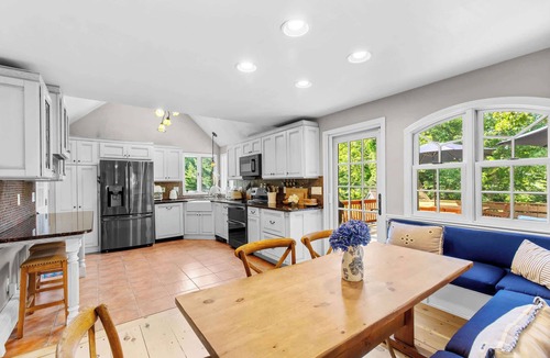 Eastham House | Beautiful Eastham home featuring lush gardens with heated in ground pool