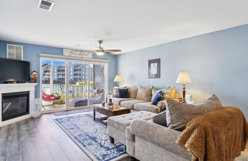 Ocean View Condo | Beautifully decorated 1st floor unit nestled within unspoiled land and gently lapping inland waterways -