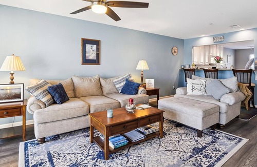 Ocean View Condo | Beautifully decorated 1st floor unit nestled within unspoiled land and gently lapping inland waterways -