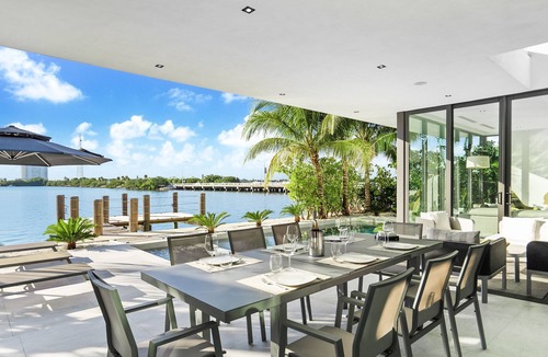 North Bay Village Villa | Best Sunset Bayfront Villa with Pool/Jacuzzi/Dock/Gated Island