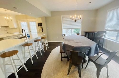 Croatan Beach House | Big Kitchen, Two Masters, Hot Tub, Short Walk from Croatan Beach