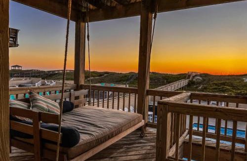 Kill Devil Hills House | Blue Wave - KDH MP 7.5, Oceanfront, Heated Pool, Hot Tub, Pool Table, Pets OK, Flex Stays