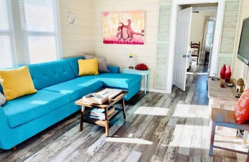 Colonial Beach Cottage | Boaty McBeach House: A Short Walk to Beach, Waterfront Sunsets & Restaurants!