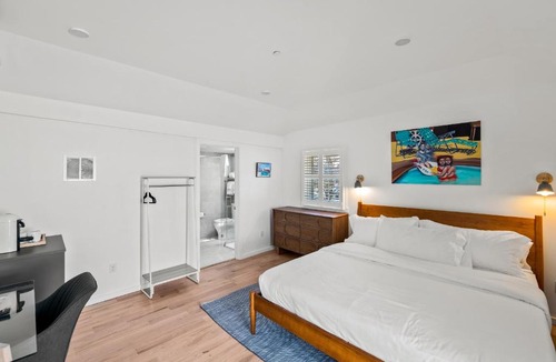 North Downtown Hotel | Boutique Room steps from Downtown Mall Rose Jean - Room 5