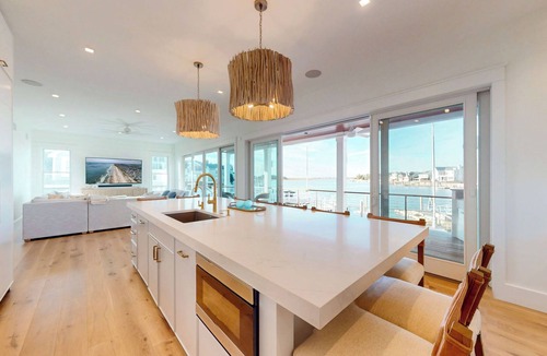 Stone Harbor House | Brand New Large Bay Front home with boat slip pool and hot tub in Stone Harbor